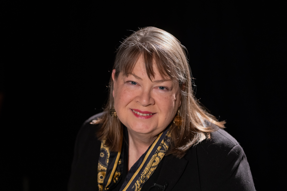 Linda Blockus smiling.